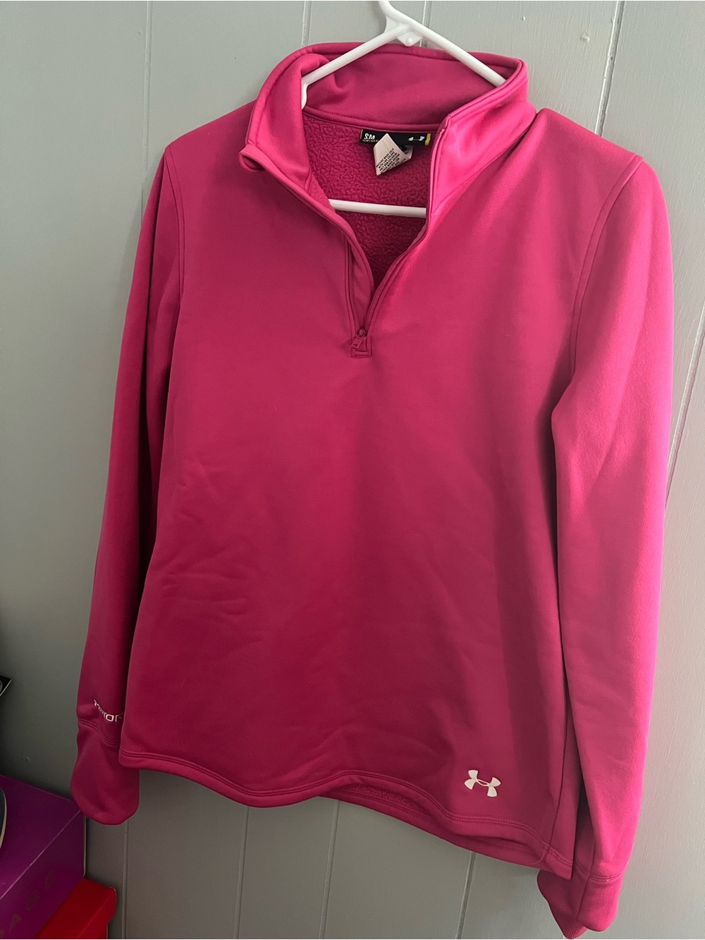 Under Armour Hot Pink Half-Zip Pullover